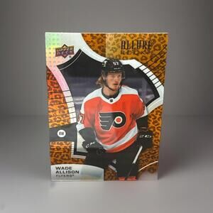 2022  Allure  Leopard #124 Wade Allison SSP Philadelphia Flyers Rookie RC Card